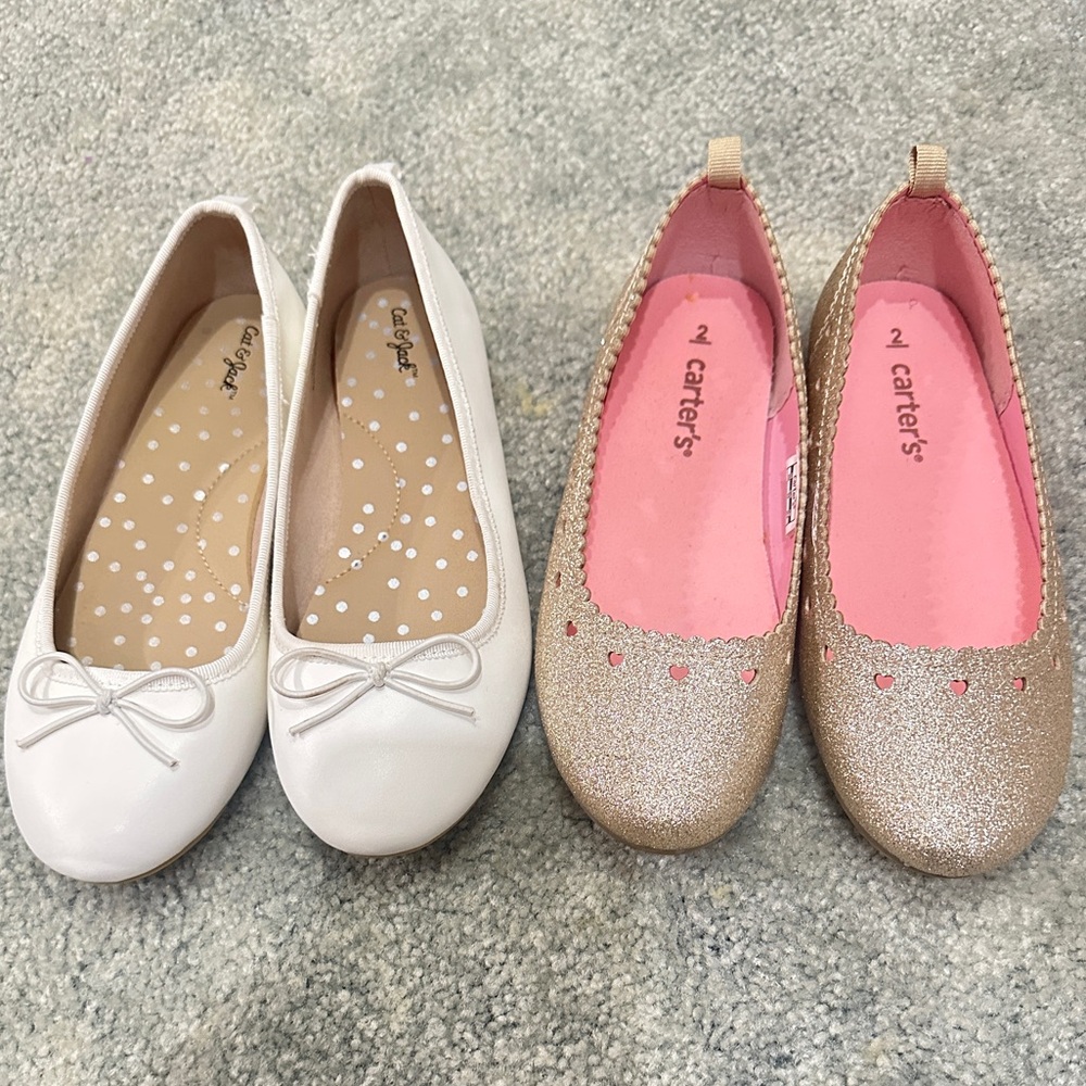Dress Shoe Bundle Carter’s & Cat & Jack - Size 2